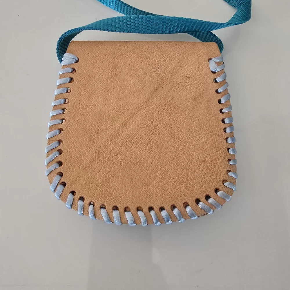Handmade Raw Leather girls purse